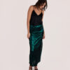 Falda Metalizada, Color Hunter Green - Imagen 2