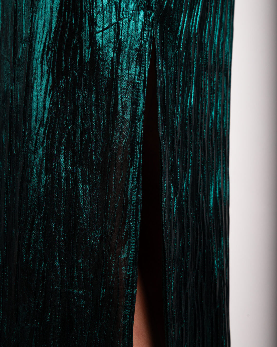 Falda Metalizada, Color Hunter Green - Imagen 4